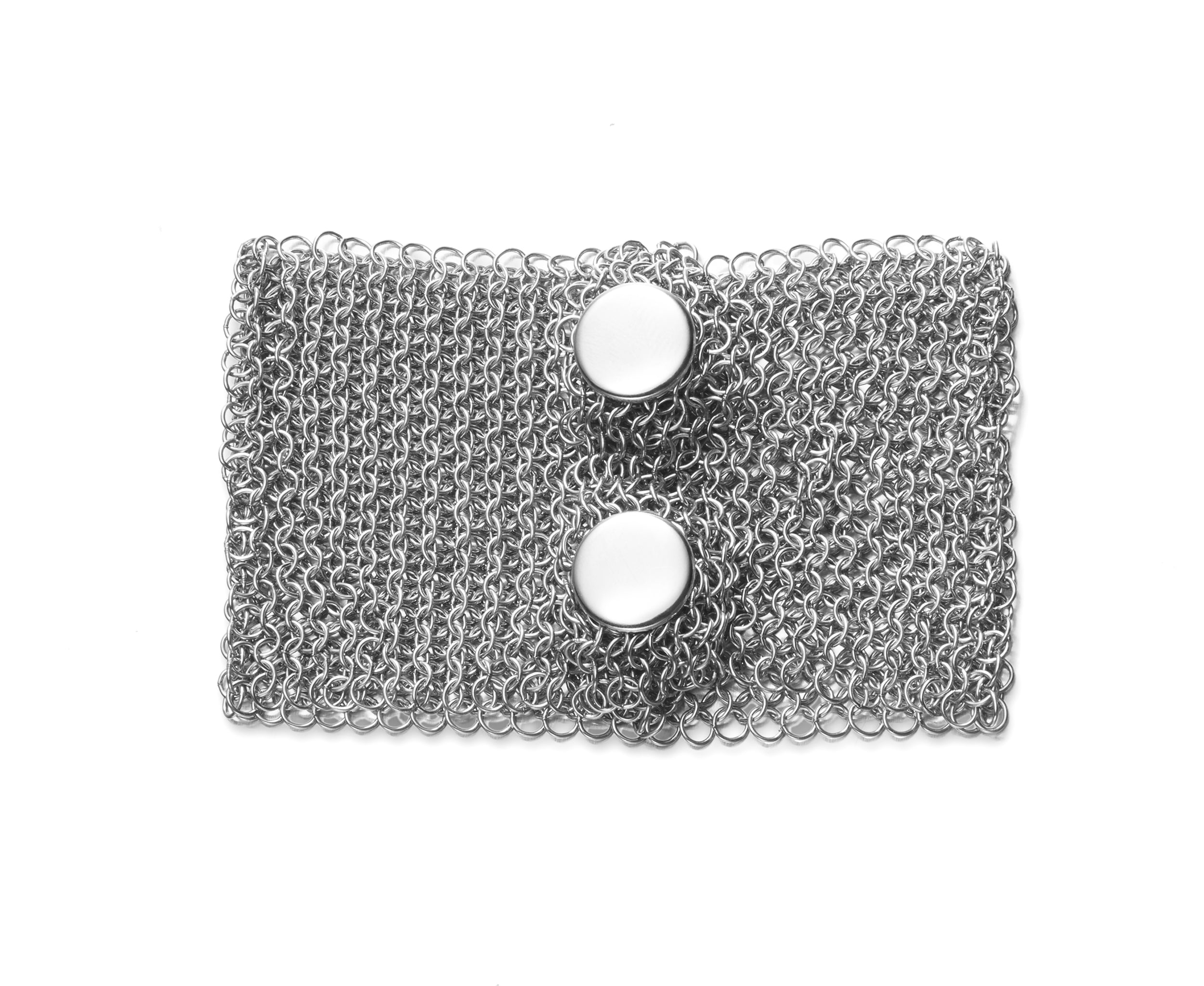 Chain Mail Bracelet with Snaps