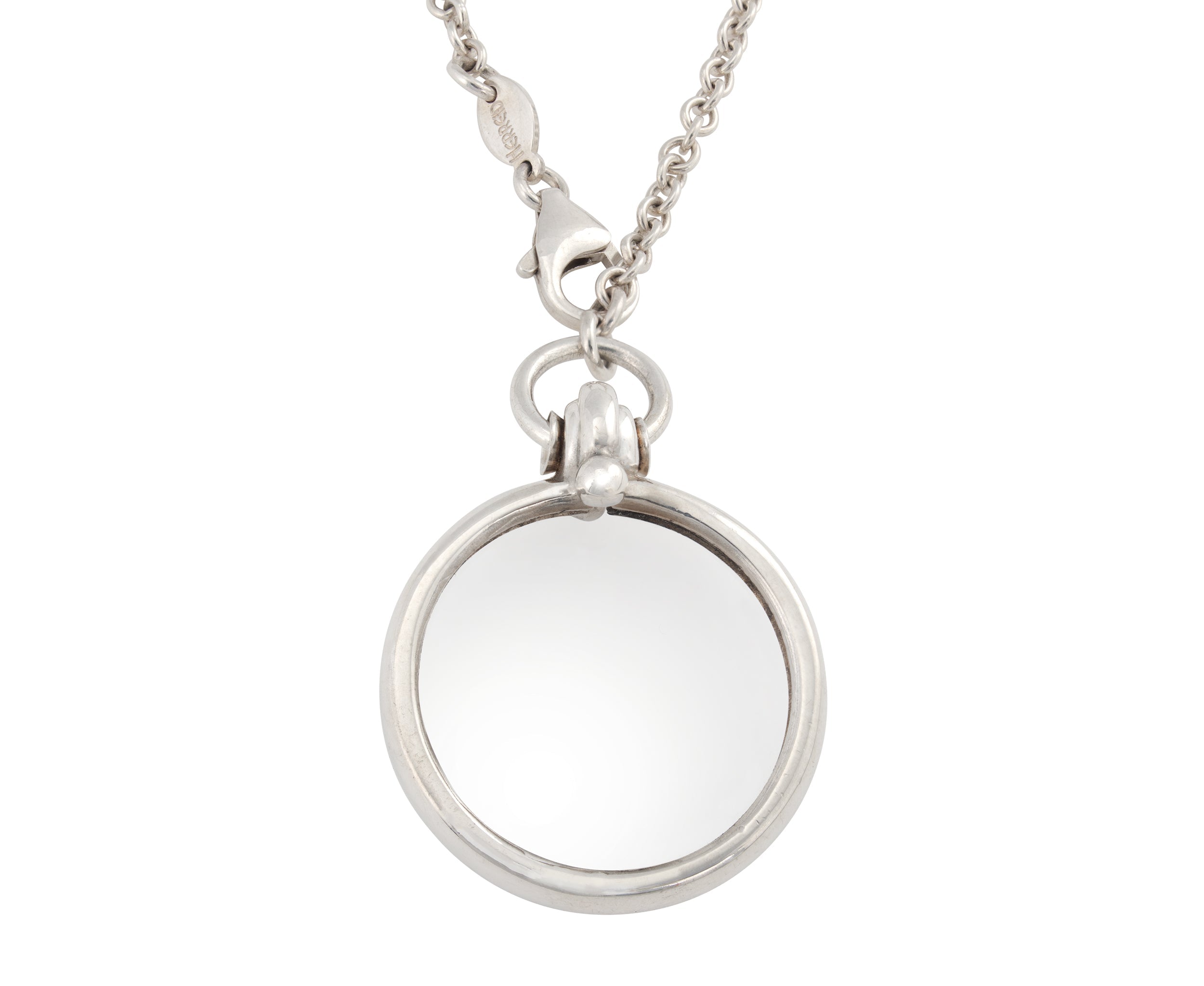 Magnifying Glass Necklace Sterling Silver: Handmade Monocle Magnifying Glass Necklace Sterling Silver: Handmade Monocle