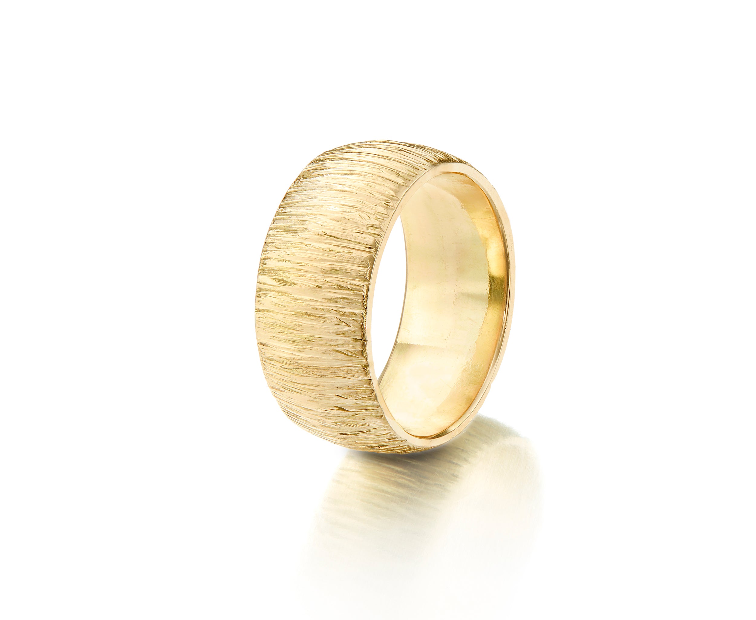 Textured Gold Band