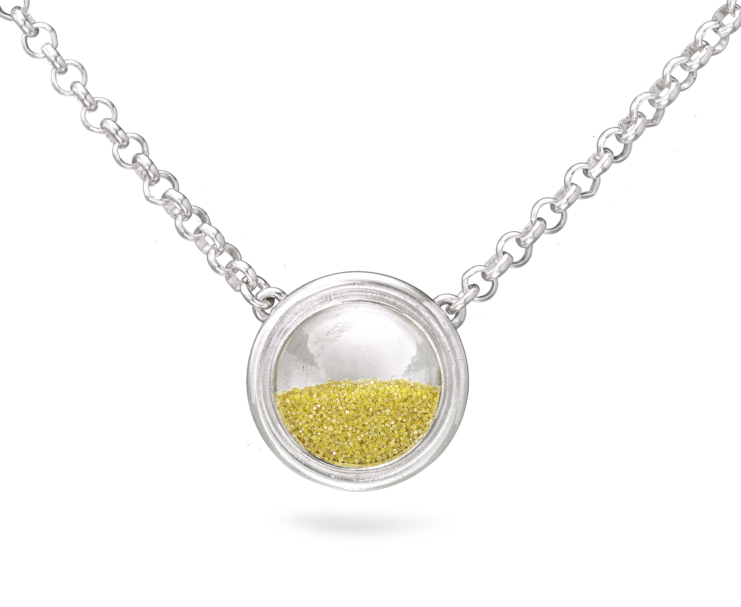 Diamond Dust Necklace, 17"